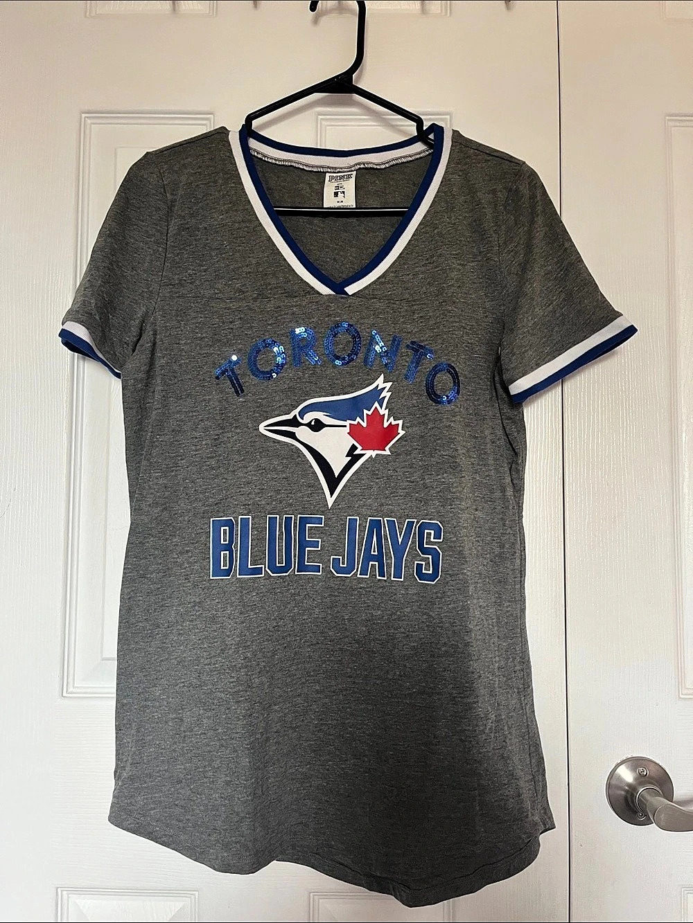 Vintage PINK Toronto Blue Jays graphic tee Gray Medium Like New